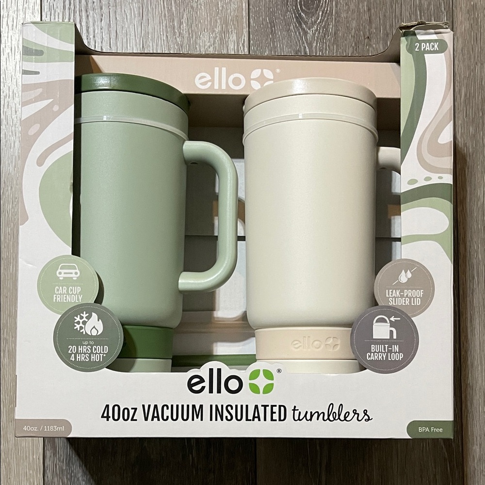 Ello Vacuum Insulated Tumblers 2-Pack